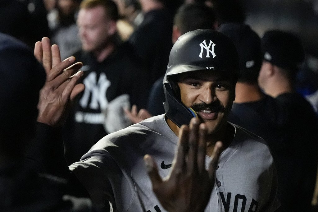 Trent Grisham’s 2 homers power Yankees to 10-5 win over Twins